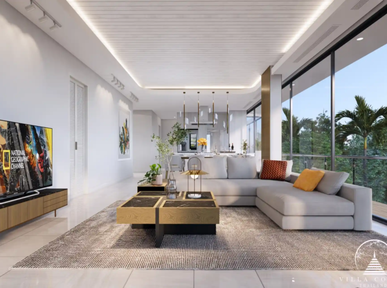 Etherhome Seaview Condo Living Area