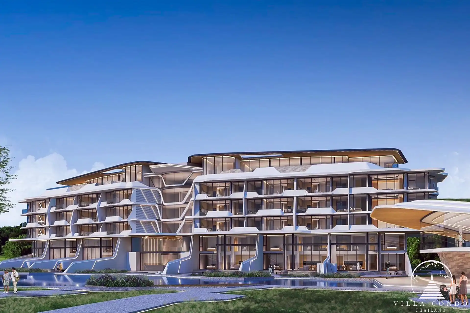 Elegant exterior view of Botanica Hythe Condominium in Phuket