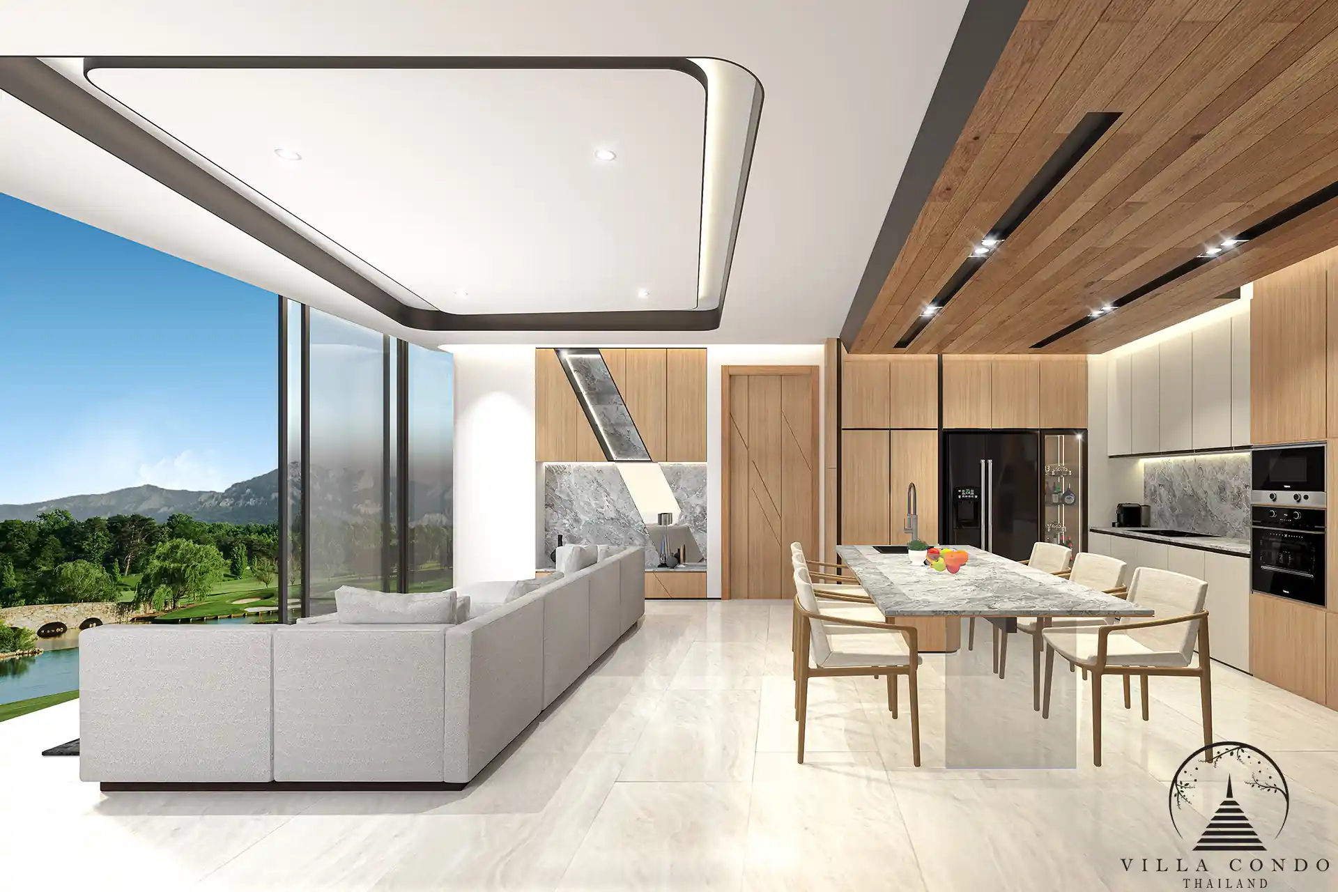 Elegant dining area in Botanica Hythe Condominium