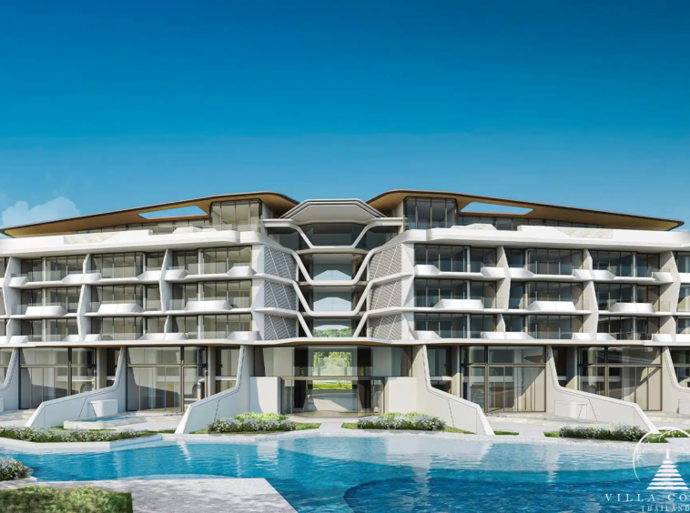 Serene common pool area in Botanica Hythe Condominium