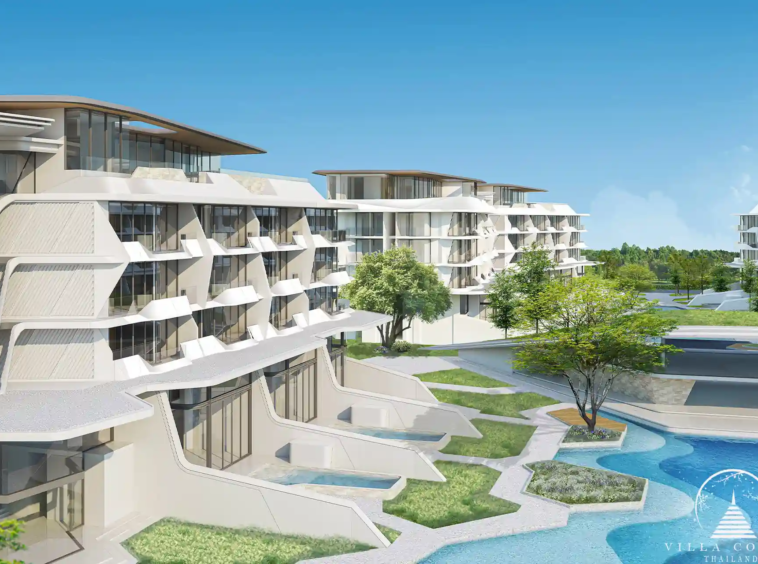 Comfortable outdoor seating area in Botanica Hythe Condominium