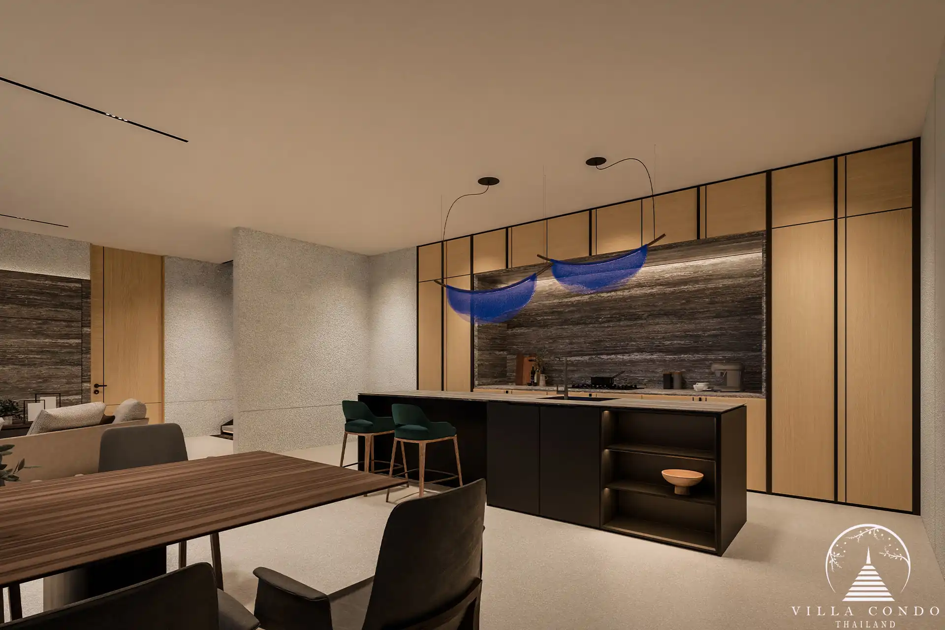 Stylish kitchen in ISOLA II villa