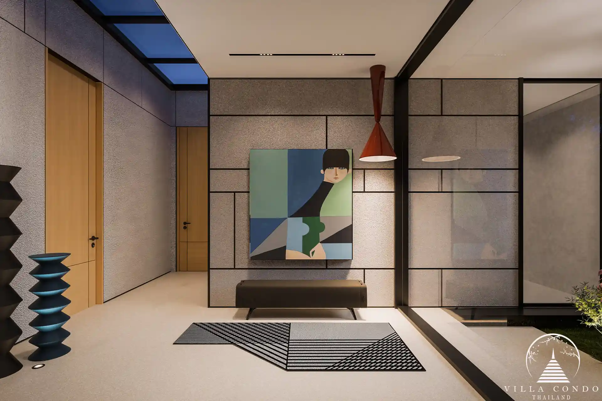 Luxurious interior of ISOLA II villa