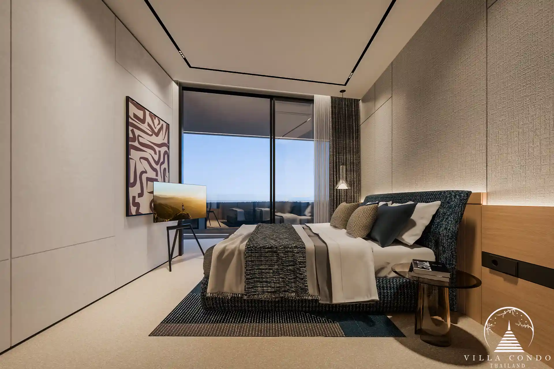 Spacious bedroom in ISOLA II villa