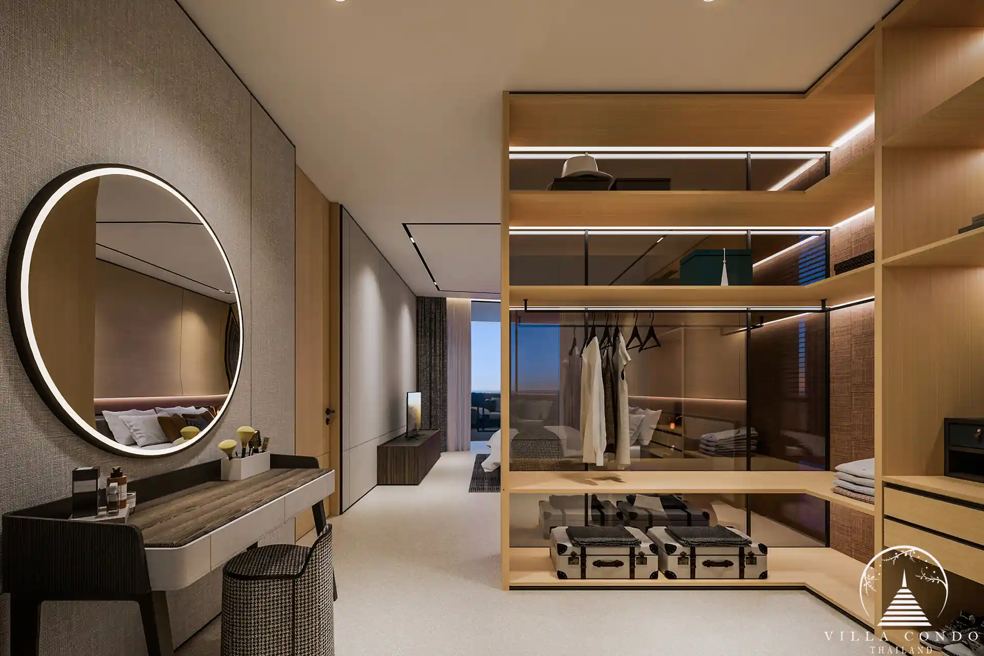 Luxurious interior of ISOLA II villa