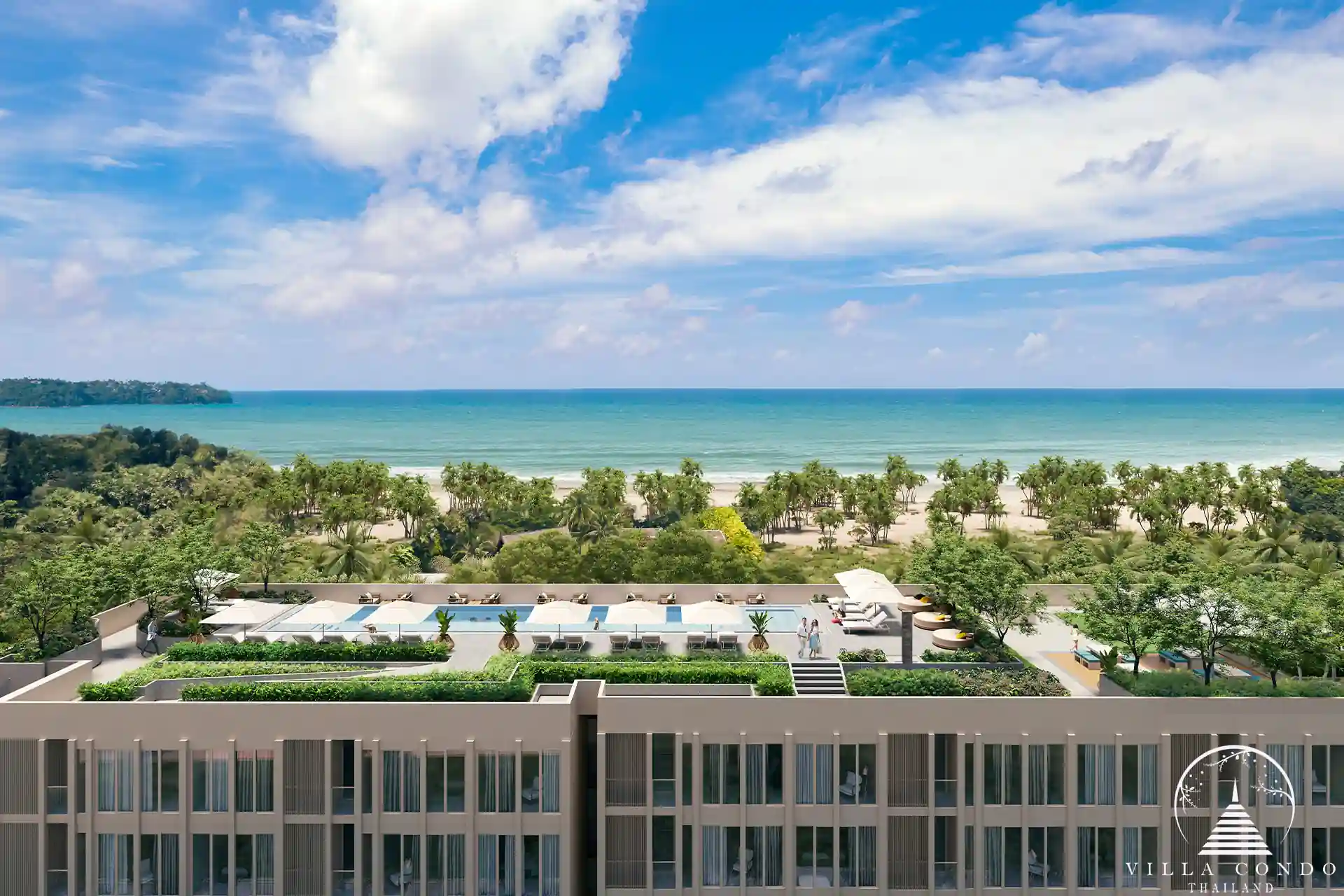 Stunning sea view from Laguna Seaside Residences.