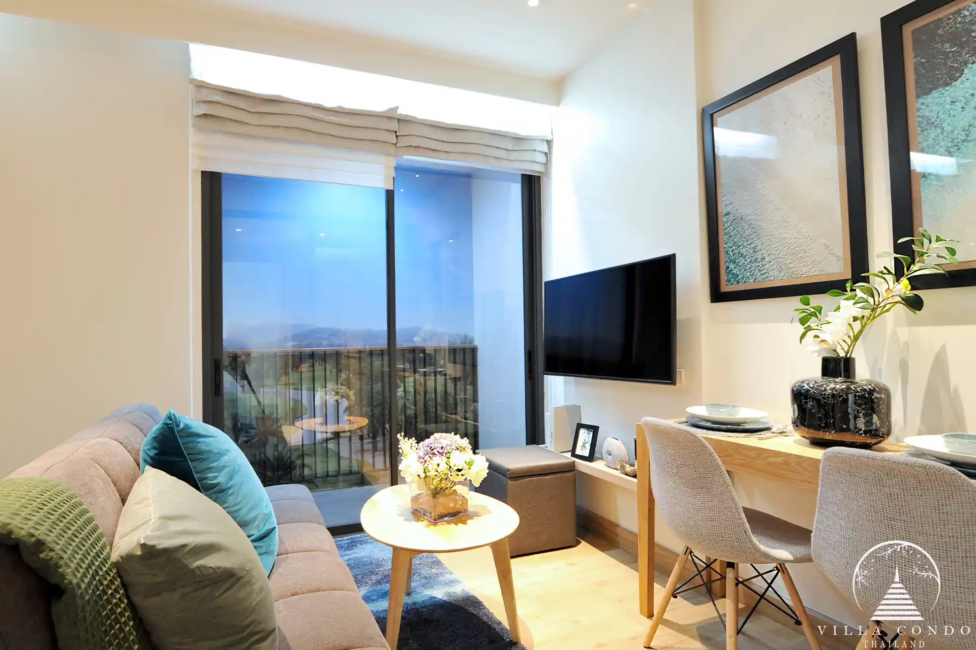 Interior of a condo unit at Laguna Skypark
