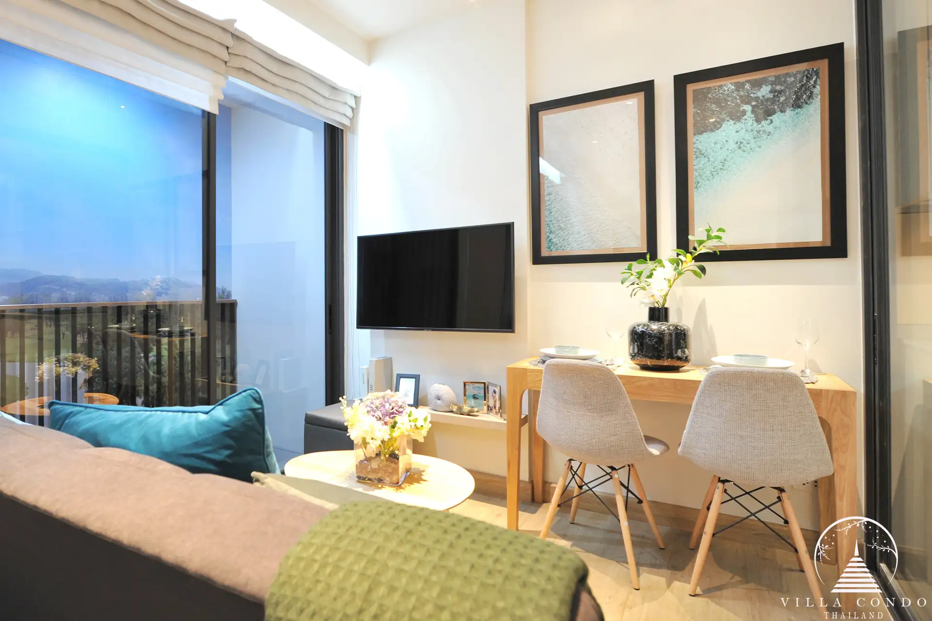 Interior of a condo unit at Laguna Skypark
