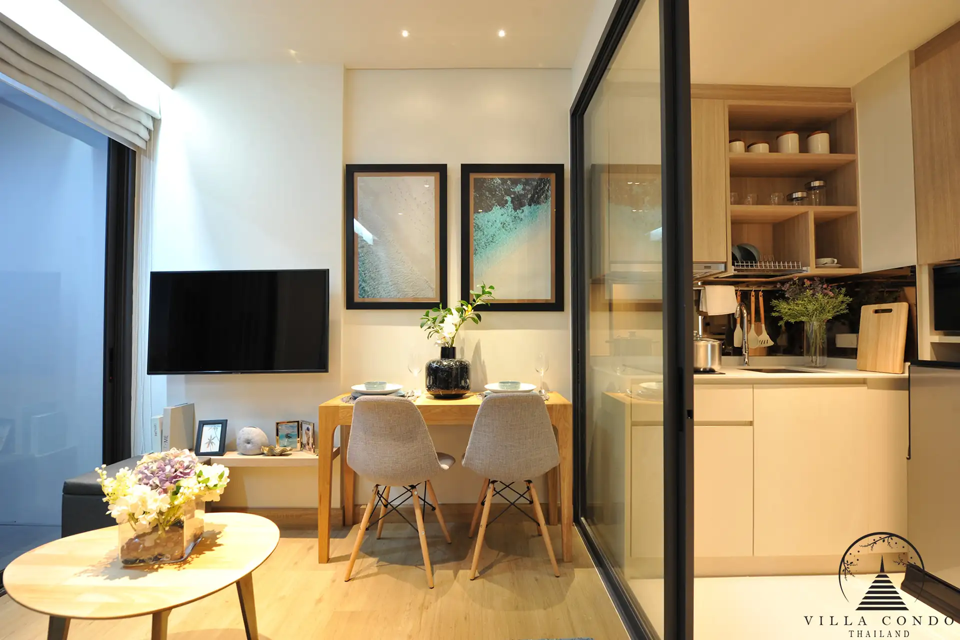 Interior of a condo unit at Laguna Skypark
