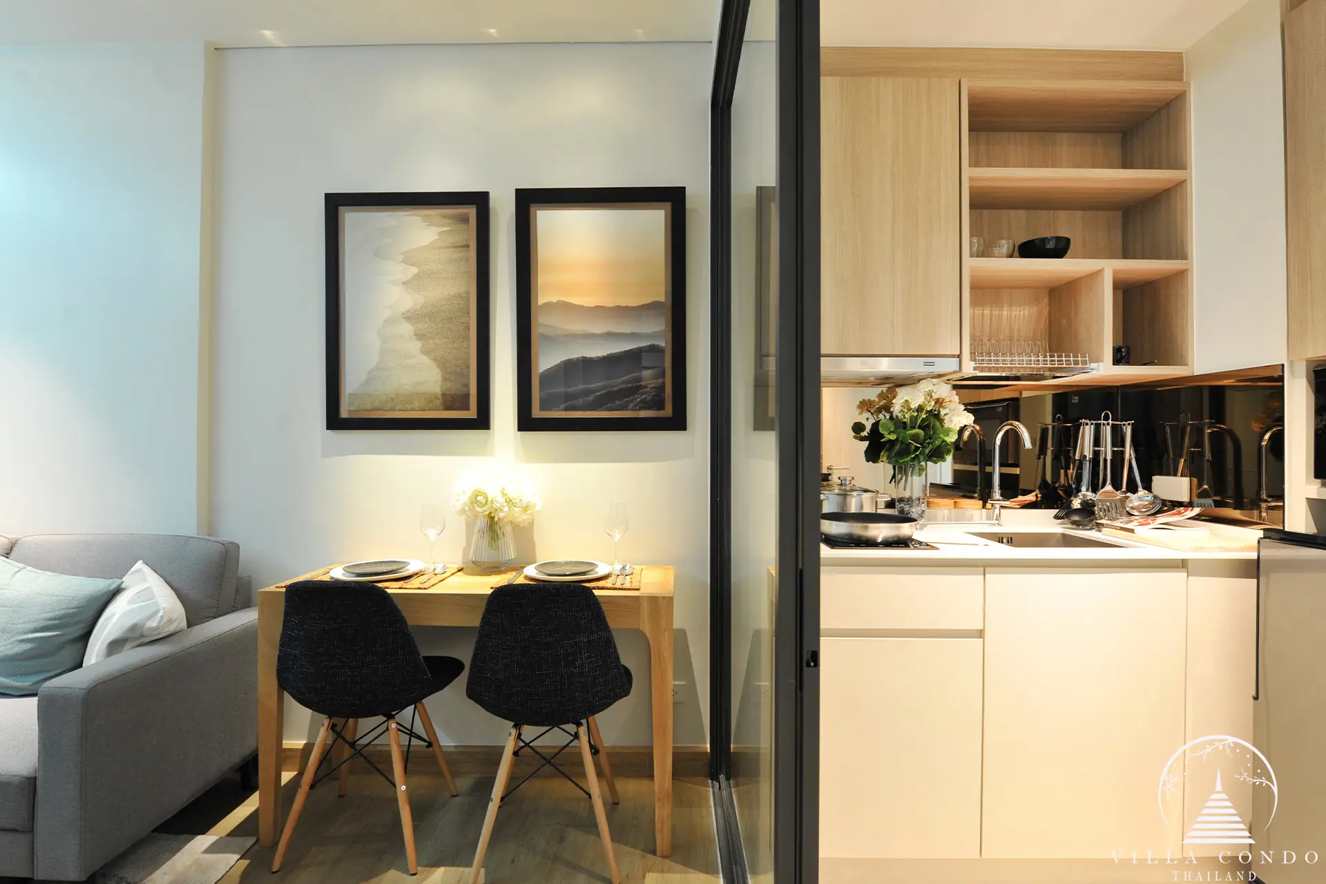 Living area at Laguna Skypark