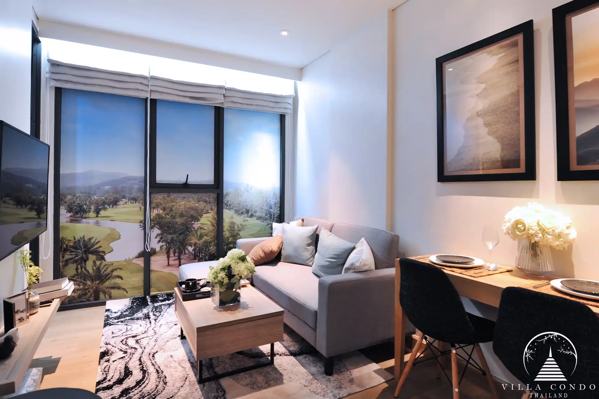 Living area at Laguna Skypark