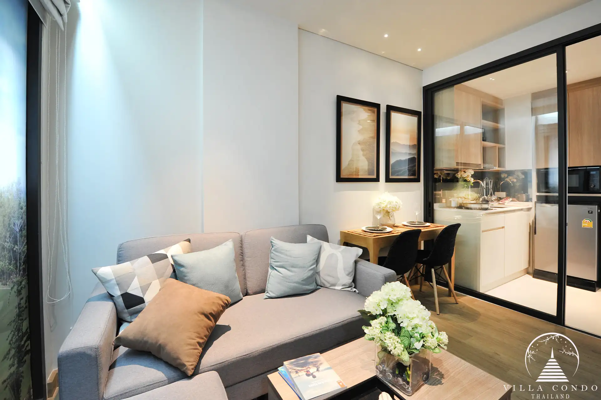 Living area at Laguna Skypark