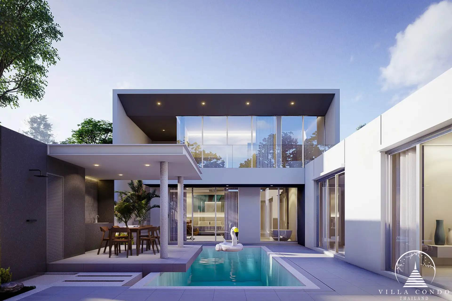 Exterior view of Lay Pearl Villas in Rawai, Phuket