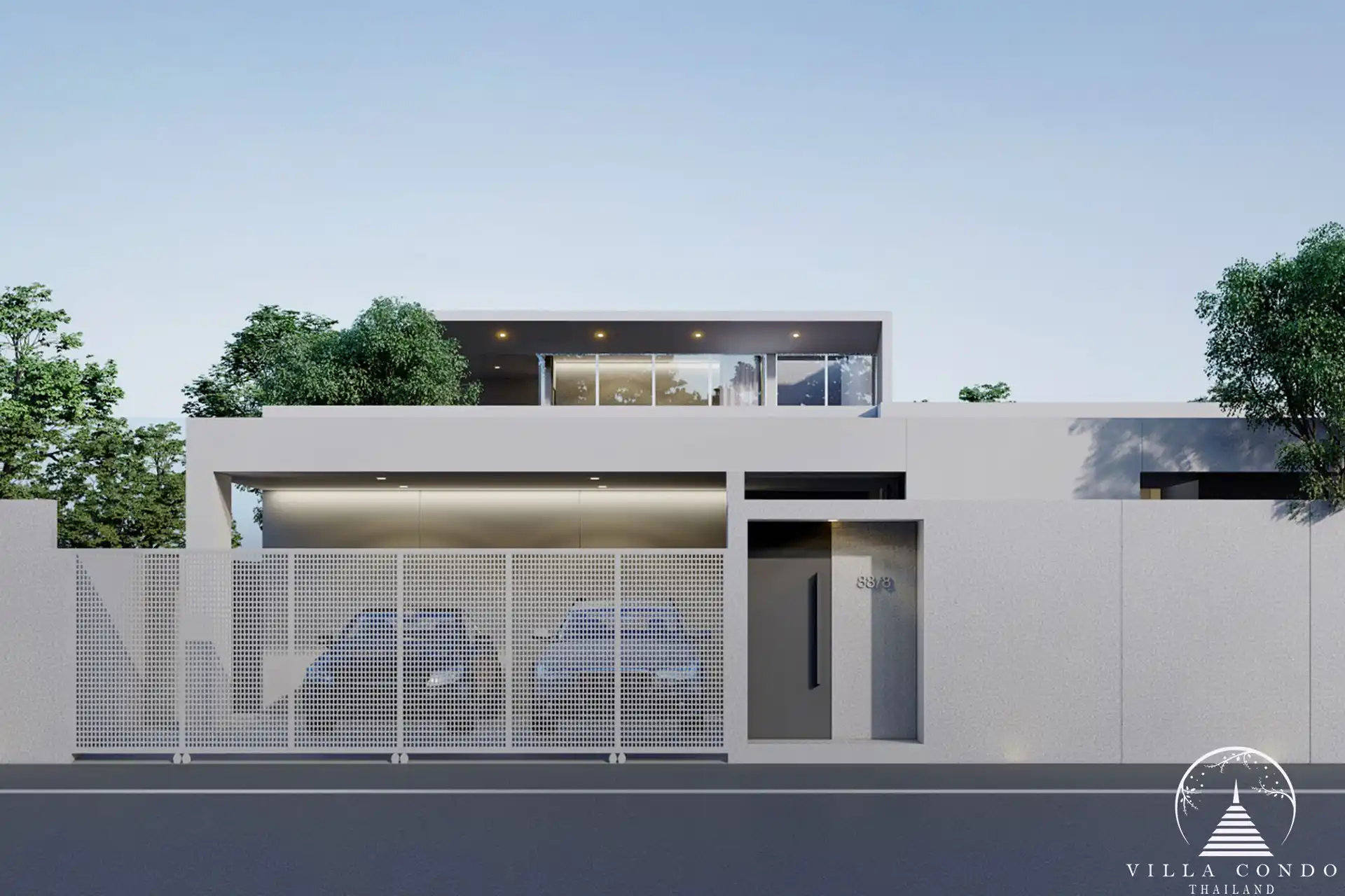 Grand entrance of Lay Pearl Villas in Rawai, Phuket