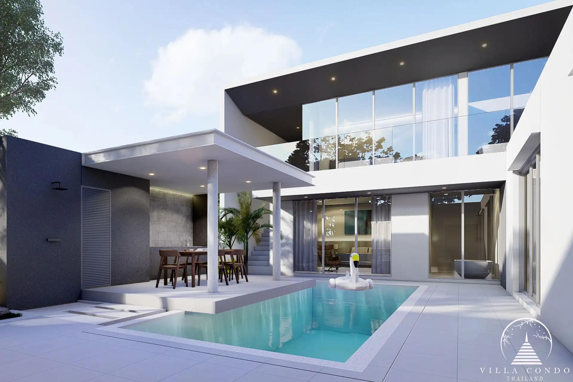 Exterior view of Lay Pearl Villas in Rawai, Phuket