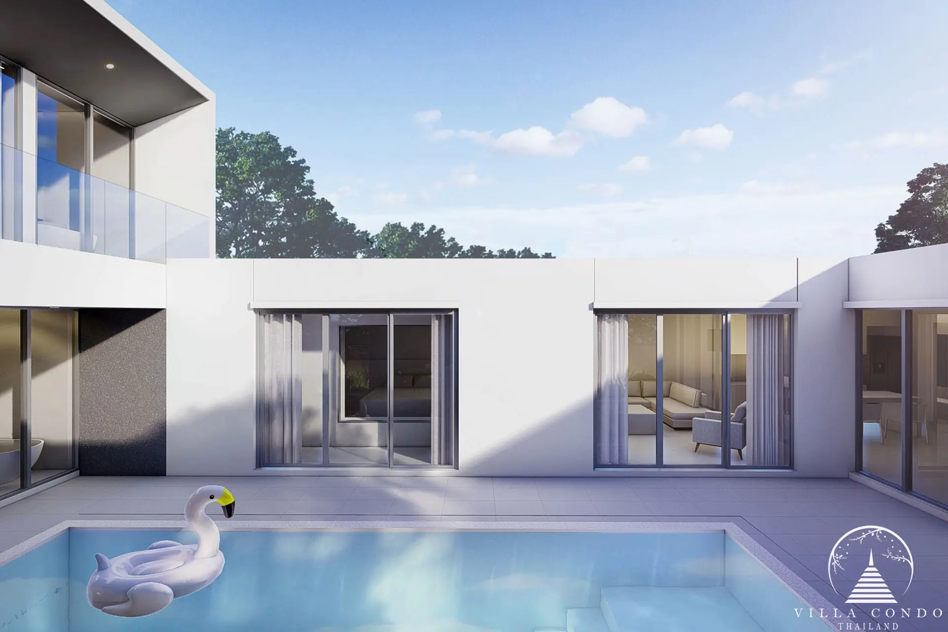 Luxurious private pool at Lay Pearl Villas in Rawai, Phuket