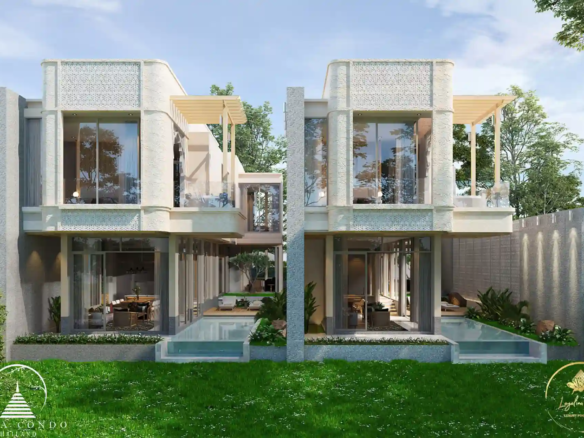 Exterior view of Layalina Hill Luxury Pool Villas in Kamala, Phuket