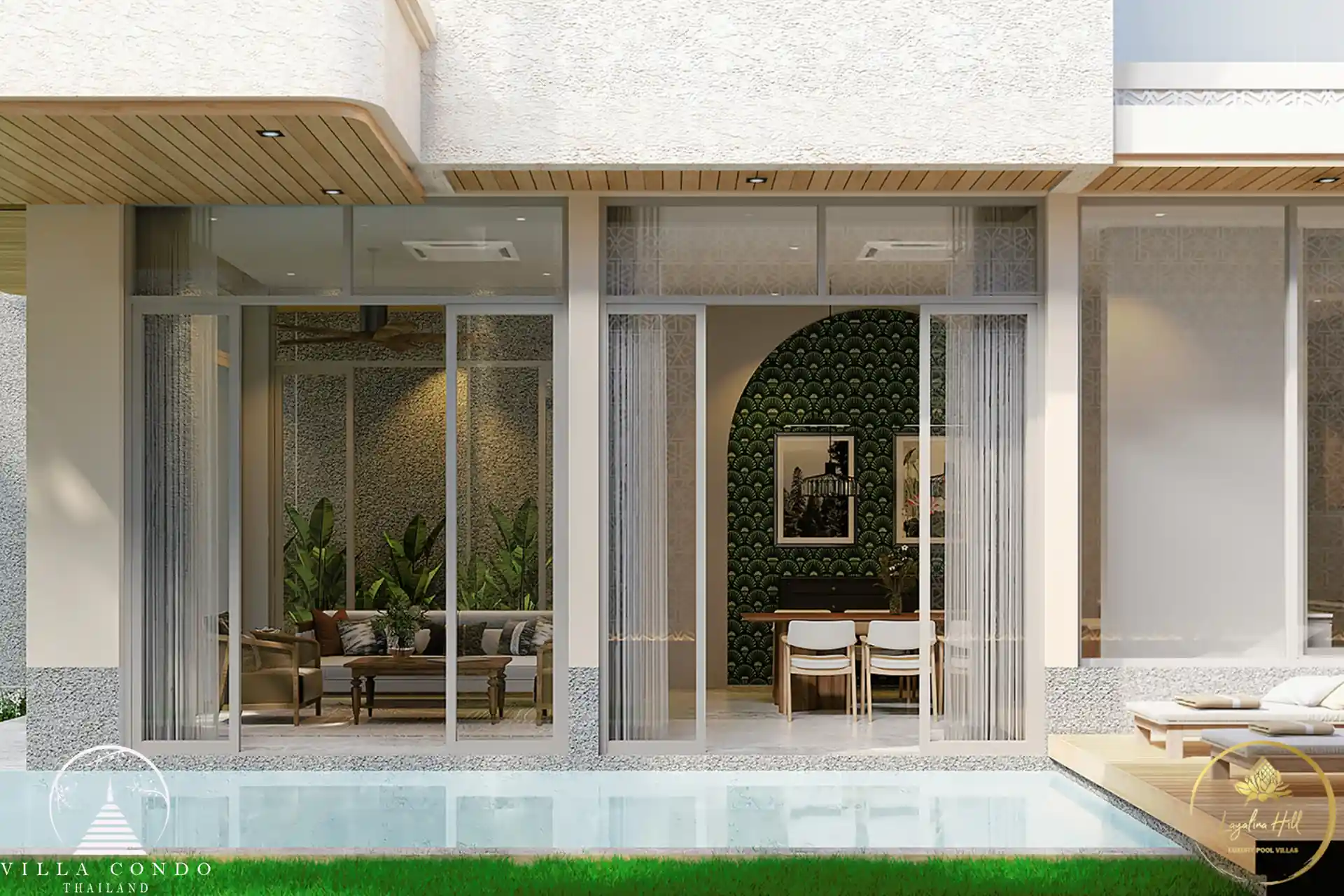 Infinity pool at Layalina Hill Luxury Pool Villas in Kamala, Phuket