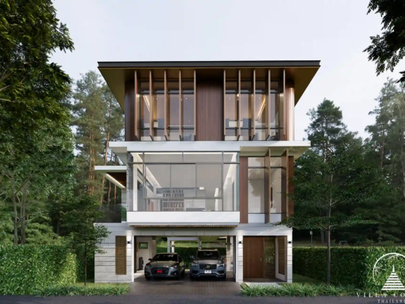 Exterior view of Marquis Estates villas in Phuket, Thailand