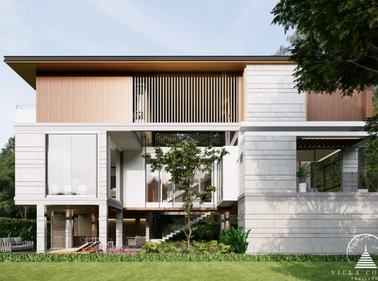 Exterior view of Marquis Estates villas in Phuket, Thailand