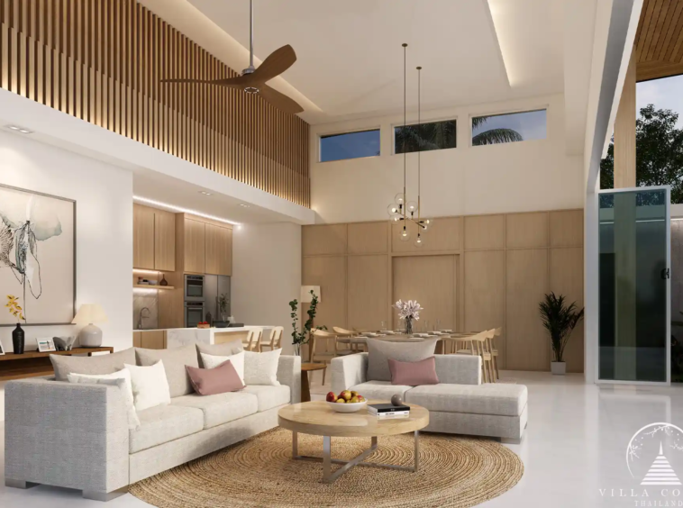 Monetaria Villas spacious living area