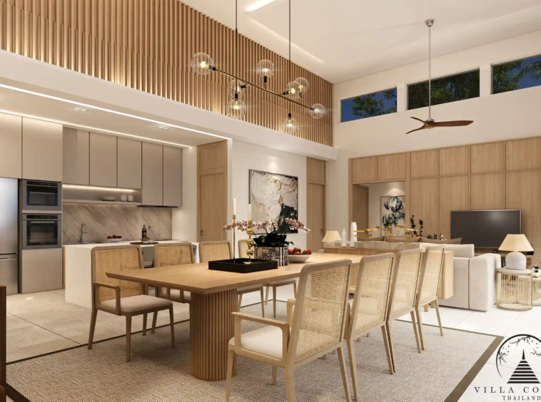 Monetaria Villas modern kitchen