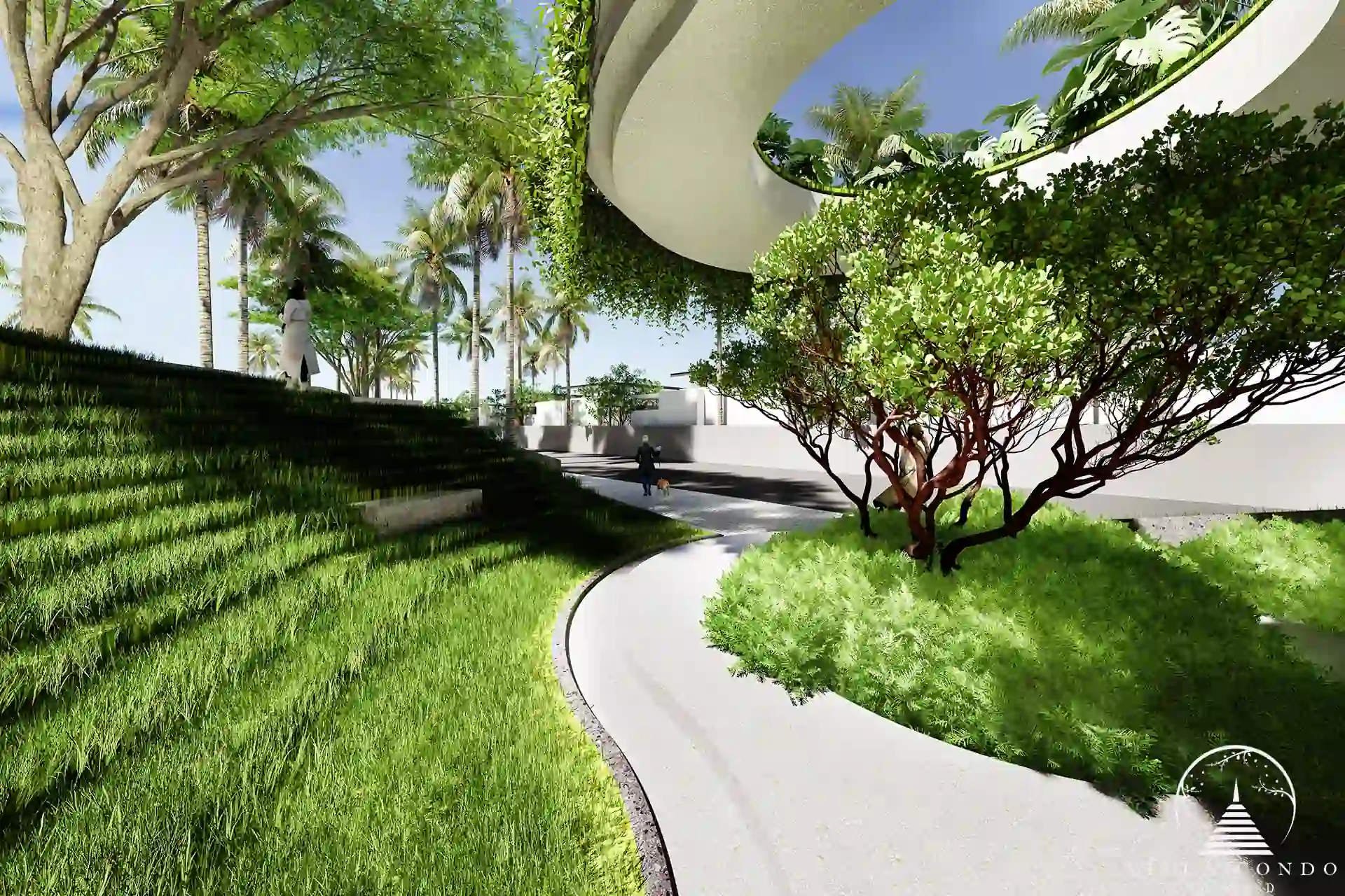 Monetaria Villas outdoor living space