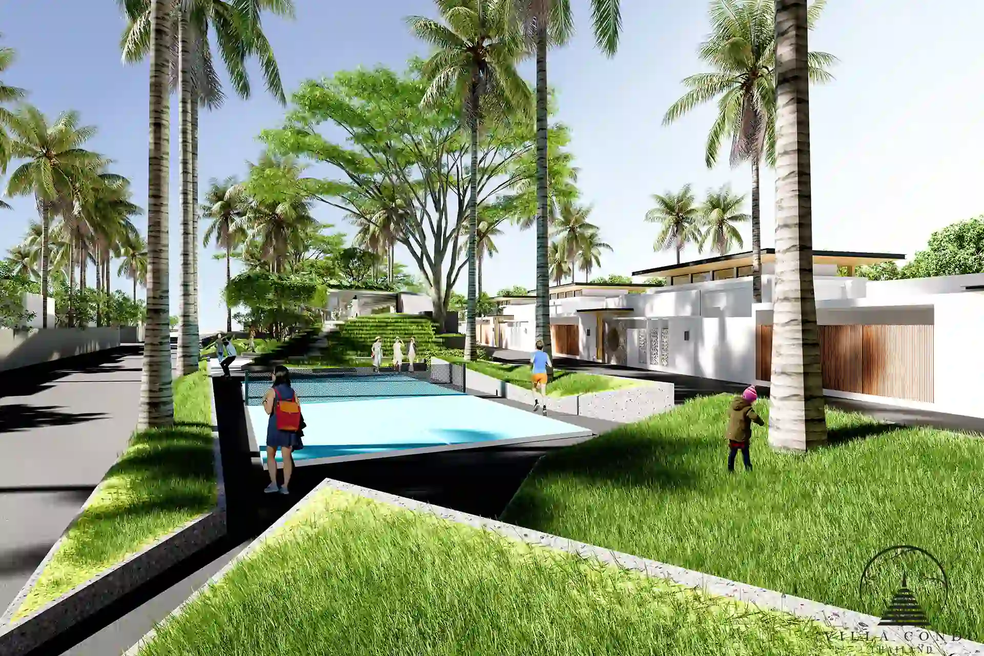 Monetaria Villas common pool area
