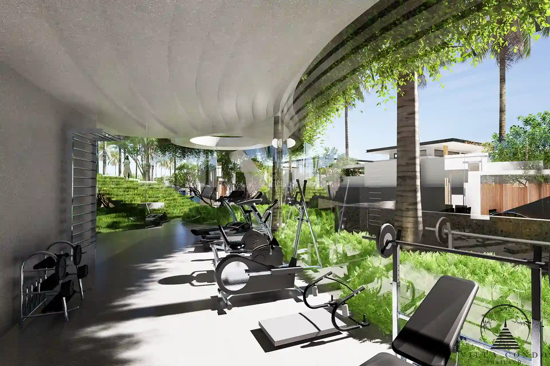 Monetaria Villas fitness center