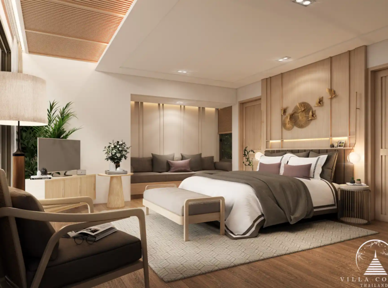 Monetaria Villas TYPE A MASTER BEDROOM