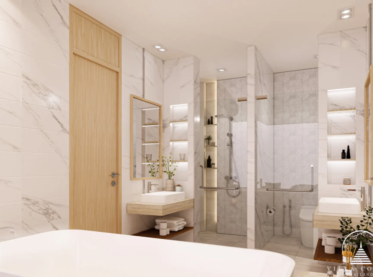 Monetaria Villas TYPE B MASTER BATHROOM