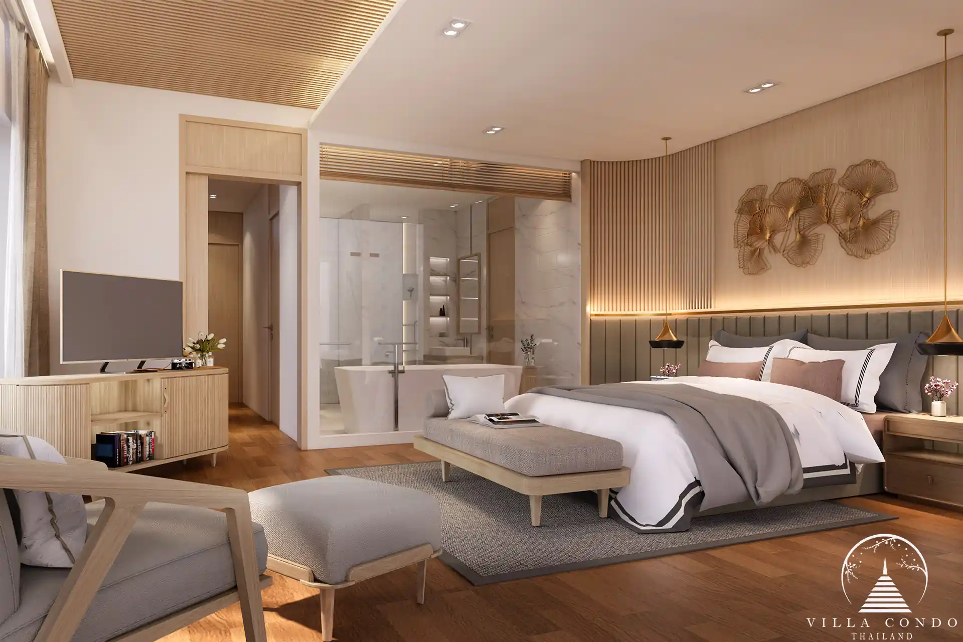 Monetaria Villas TYPE B MASTER BEDROOM
