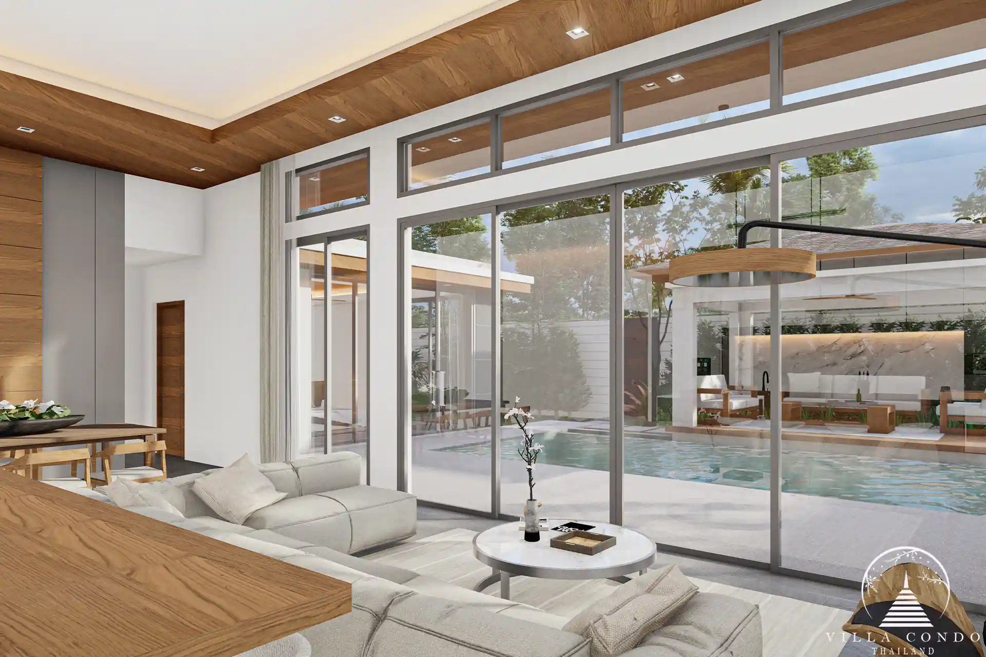 Elegant interior of Mouana Breeze Mai Khao villa