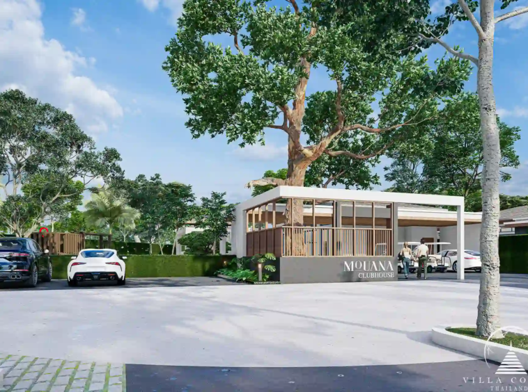 Luxurious clubhouse in Mouana Breeze Mai Khao development
