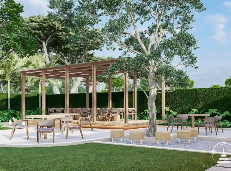 Luxurious clubhouse in Mouana Breeze Mai Khao development