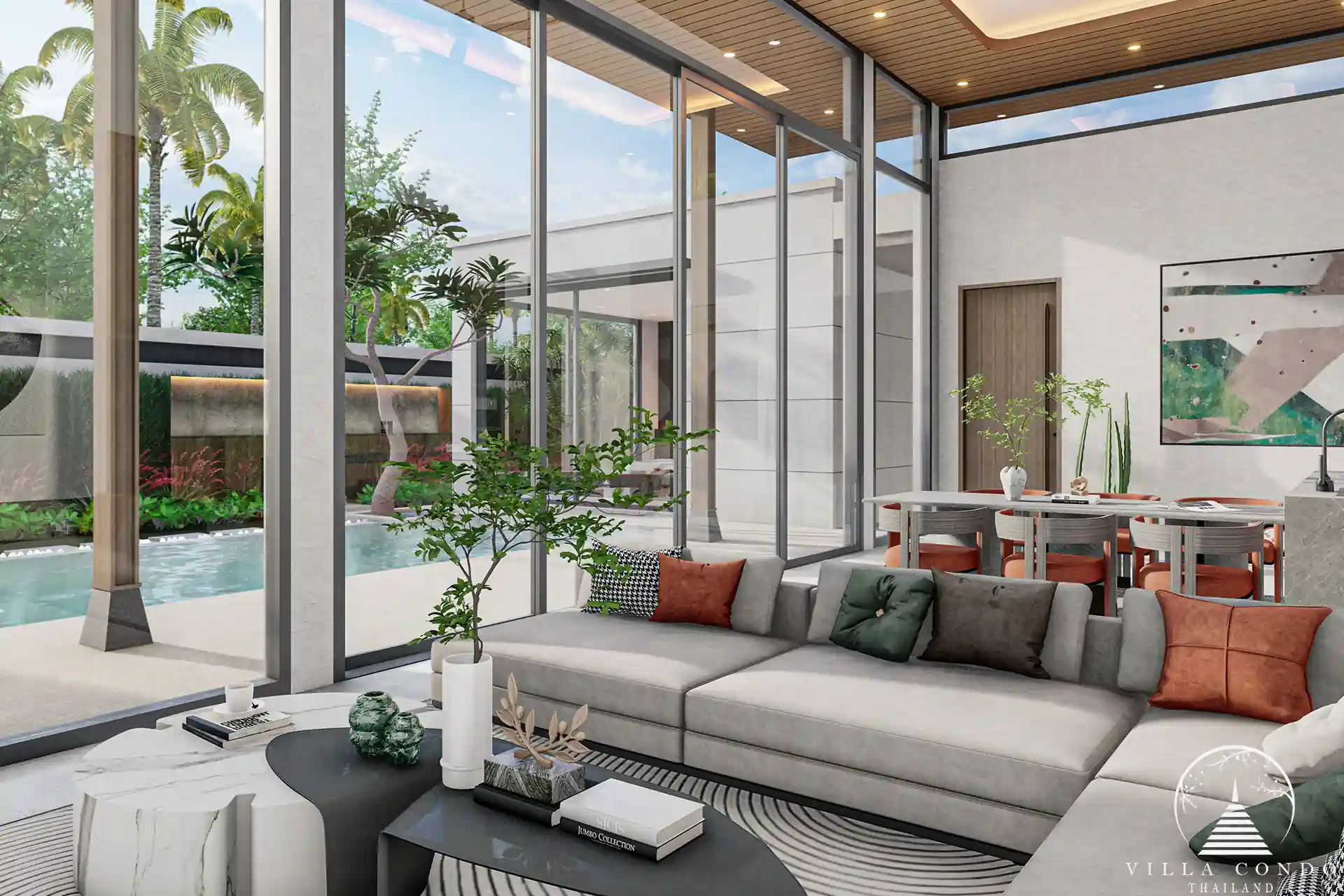 Elegant interior of Mouana Grande Ko Kaeo villa