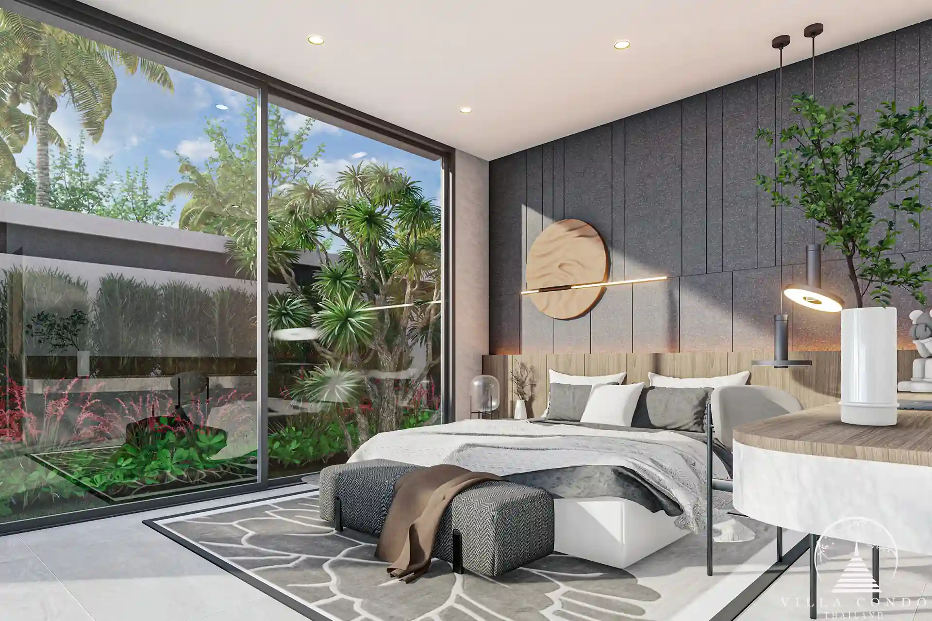 Luxurious master bedroom in Mouana Grande Ko Kaeo villa