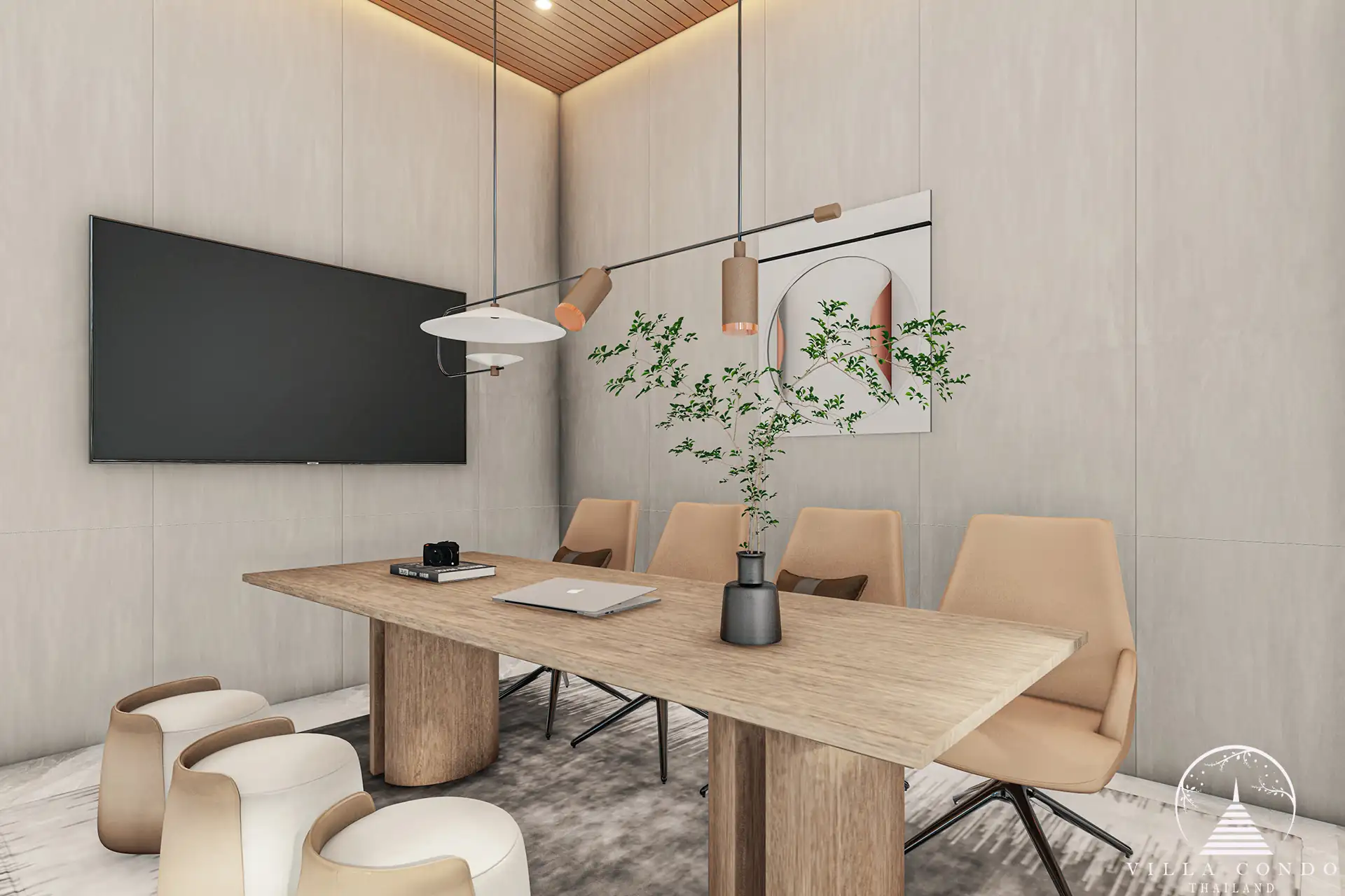 Modern co-working space in Mouana Grande Ko Kaeo community