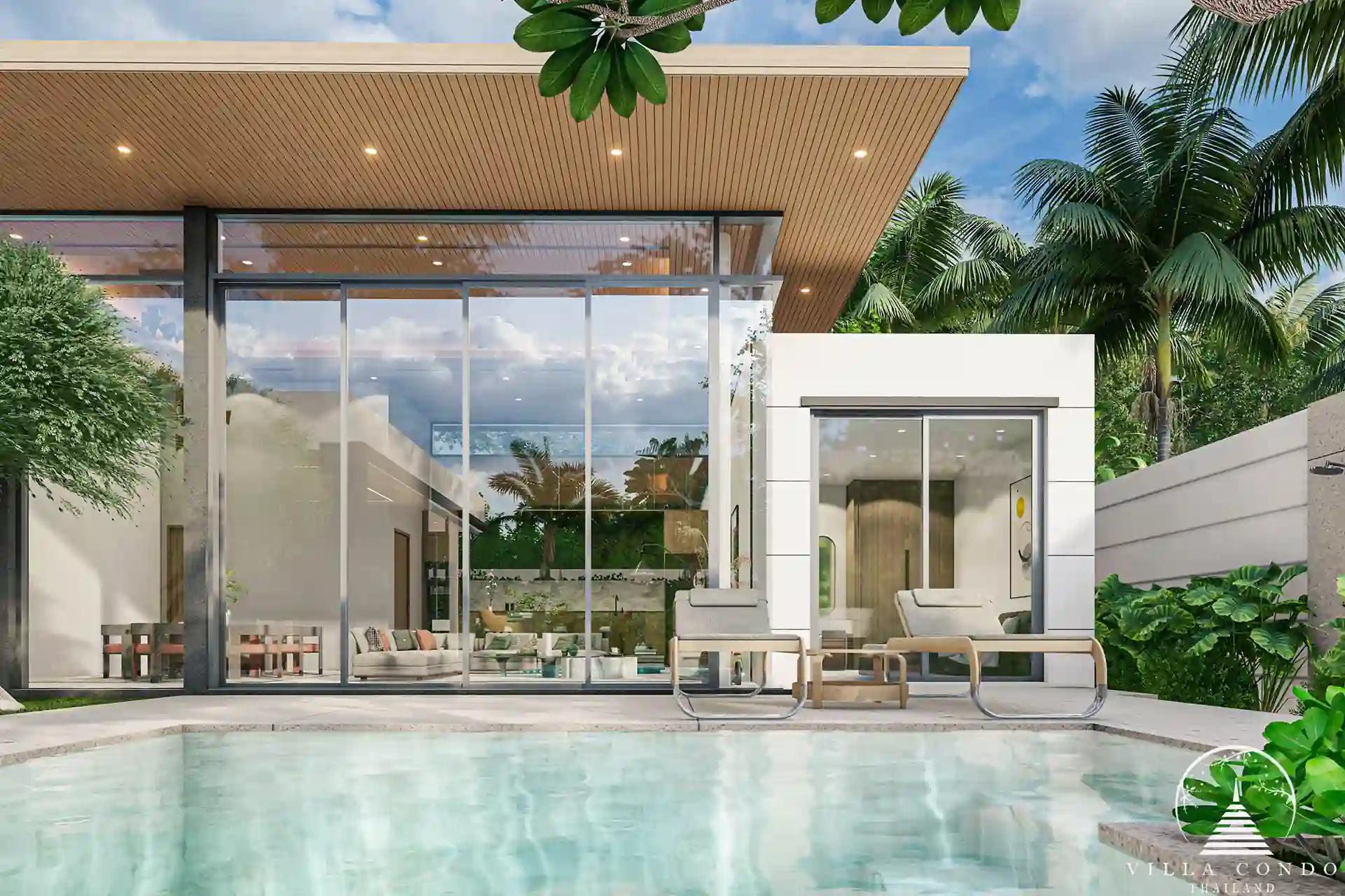 Private pool at Mouana Serenity Cherngtalay.