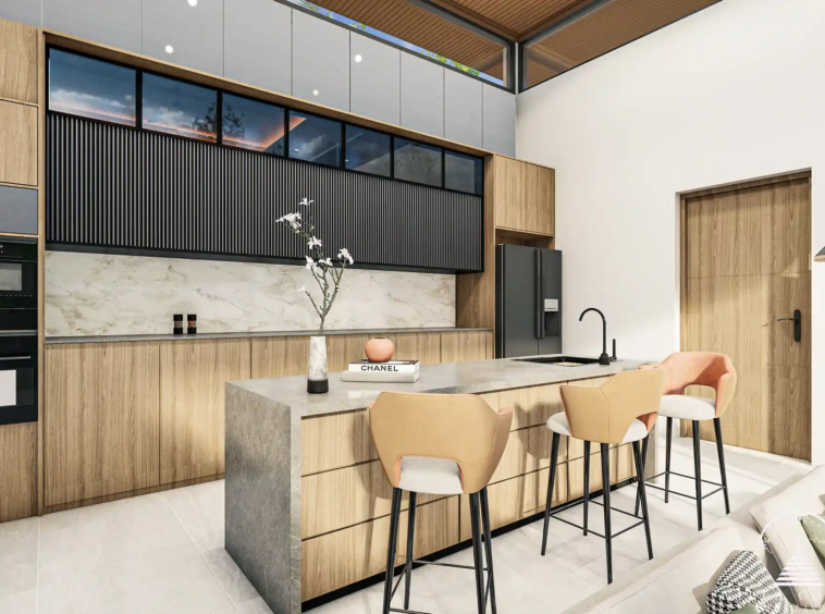 Modern kitchen in Mouana Serenity Cherngtalay.