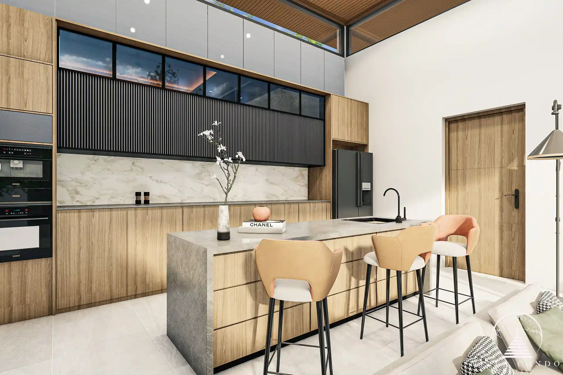 Modern kitchen in Mouana Serenity Cherngtalay.