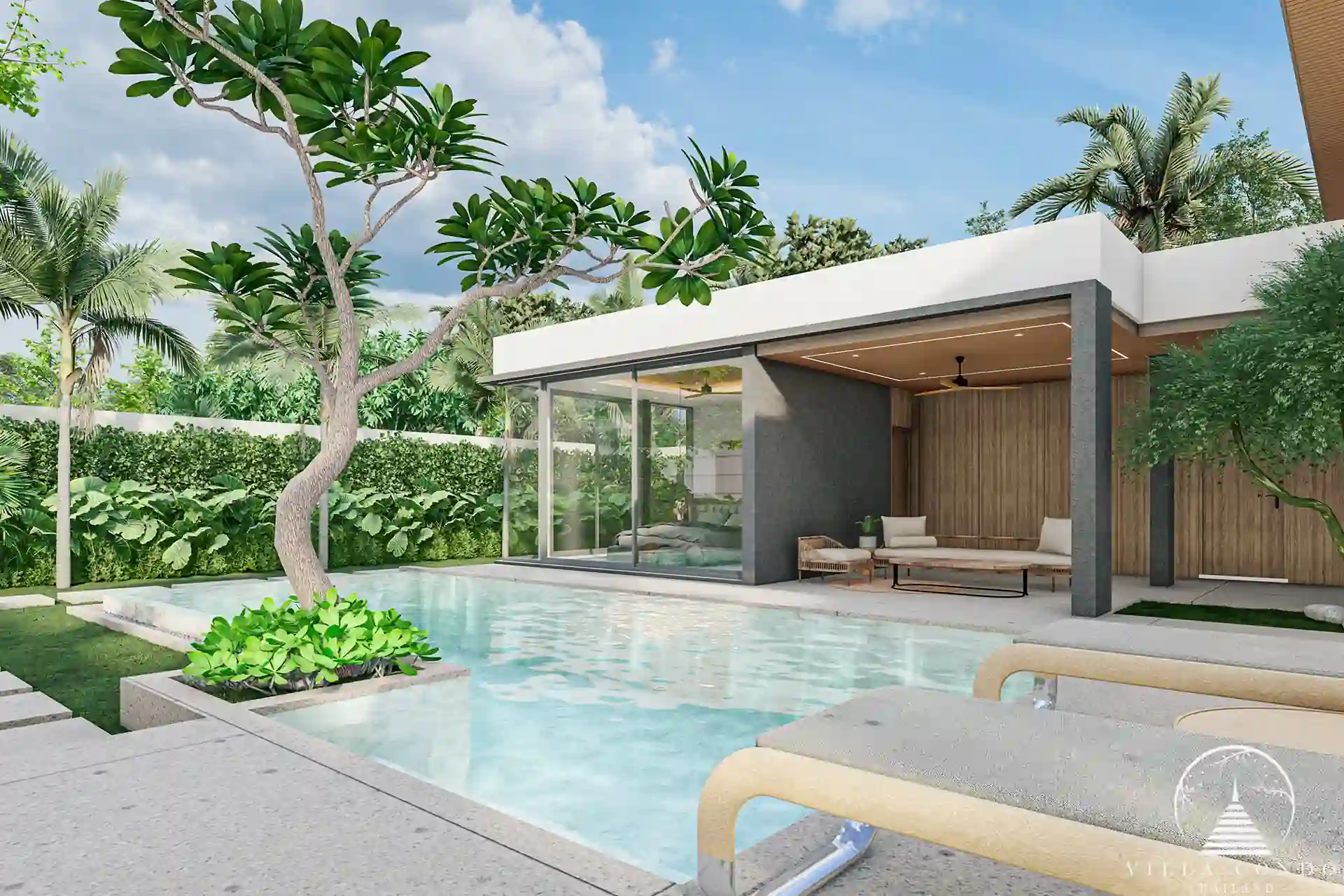 Private pool at Mouana Serenity Cherngtalay.