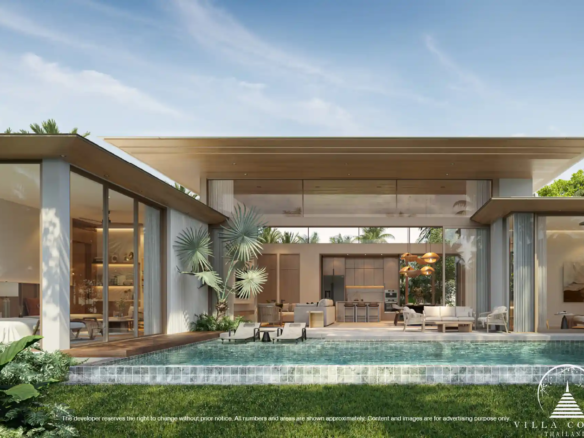 Elegant exterior view of Naturale Cherng Talay villa