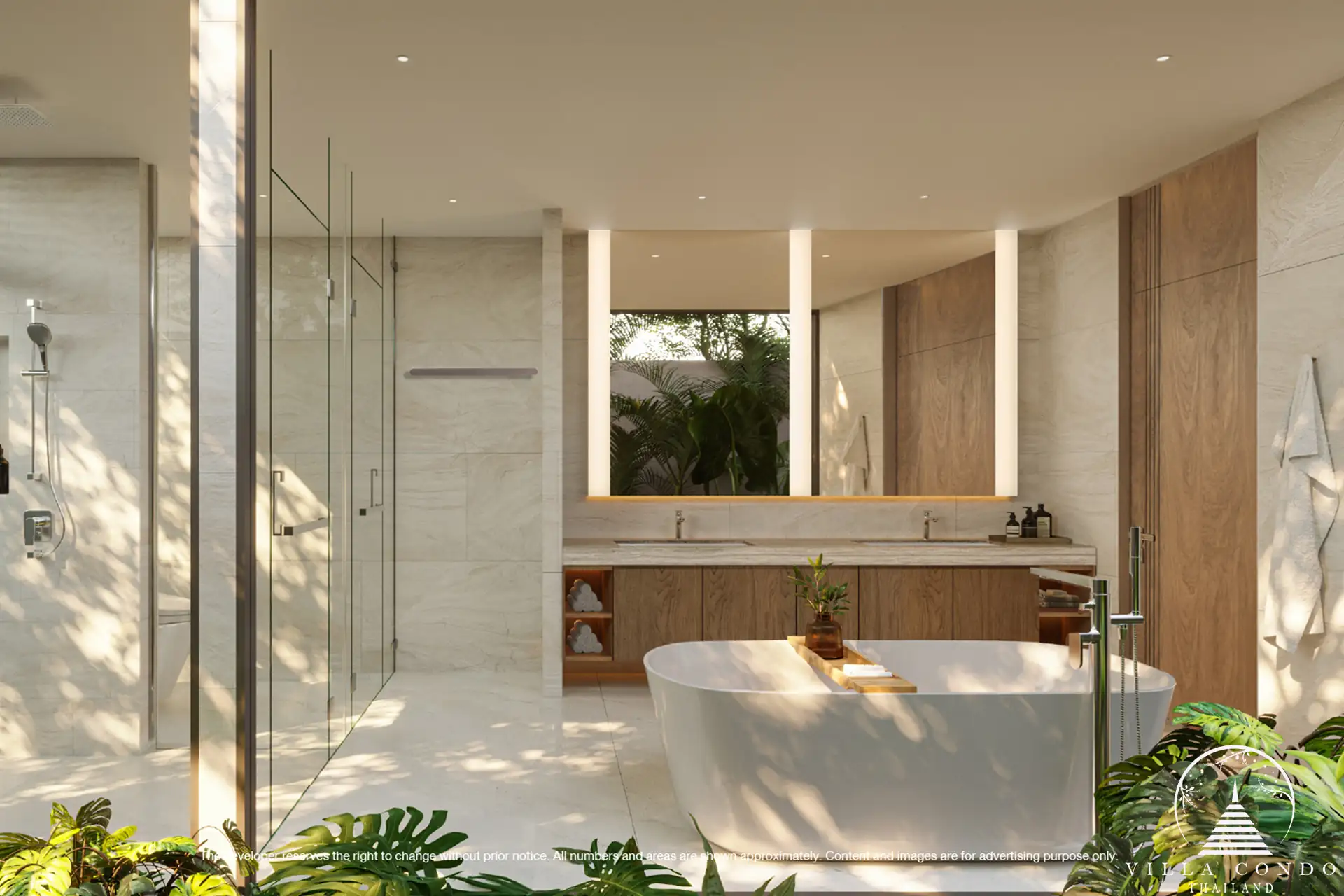 Stylish master bedroom in Naturale Cherng Talay