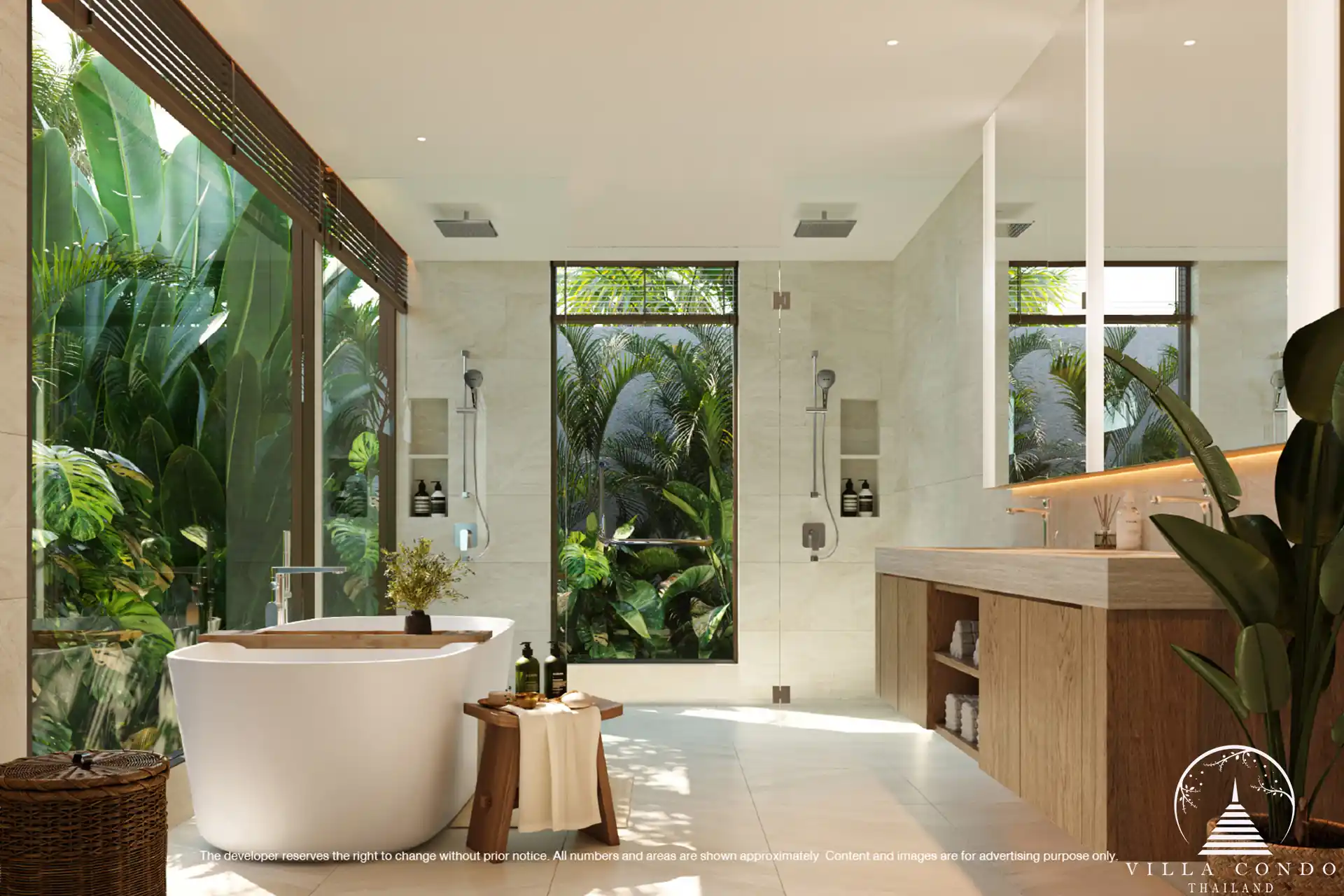 Stylish master bedroom in Naturale Cherng Talay