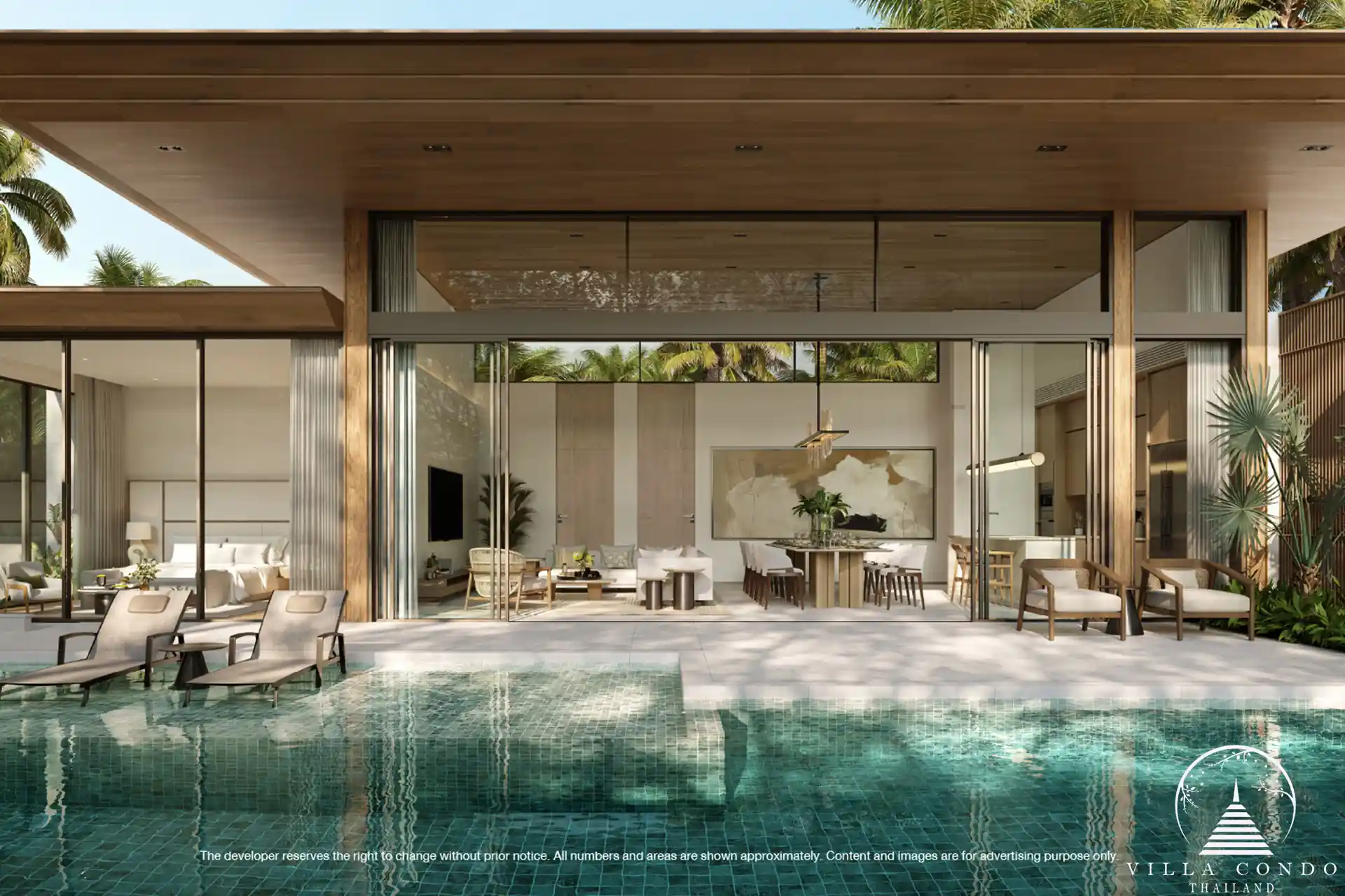 Inviting private pool at Naturale Cherng Talay