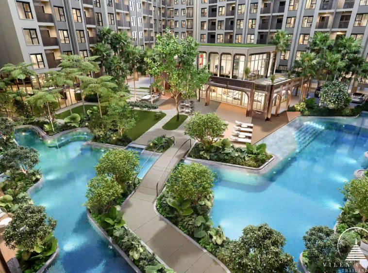 Elegant club house at Origin Kathu Patong Condominium in Phuket
