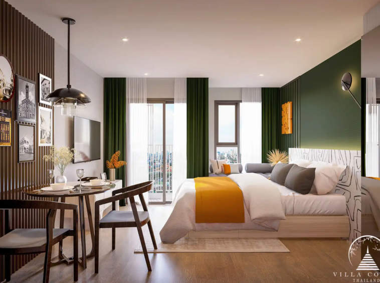 Interior view of a unit at Origin Kathu Patong Condominium in Phuket