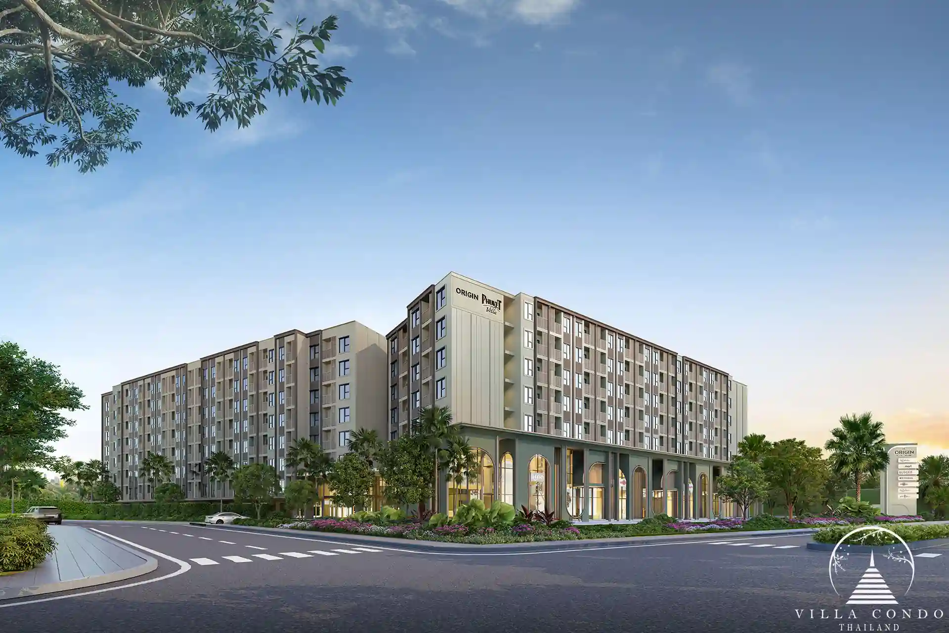 Exterior view of Origin Kathu Patong Condominium in Phuket, Thailand