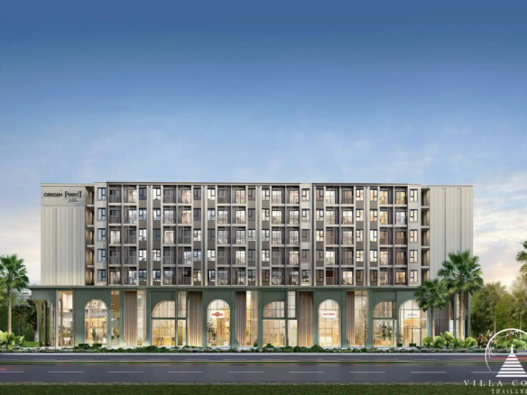 Front view of Origin Kathu Patong Condominium in Phuket